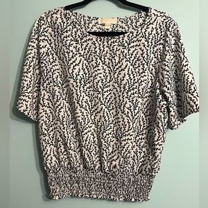 Michael Kors Vine Patterned Top XL